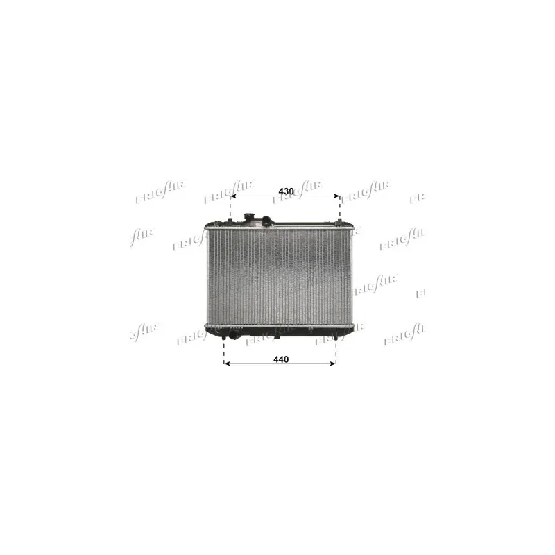 Radiateur, refroidissement du moteur FRIGAIR 0114.3037