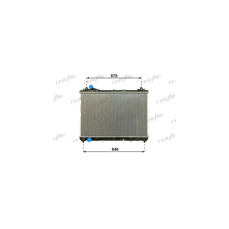 Radiateur, refroidissement du moteur FRIGAIR 0114.3041