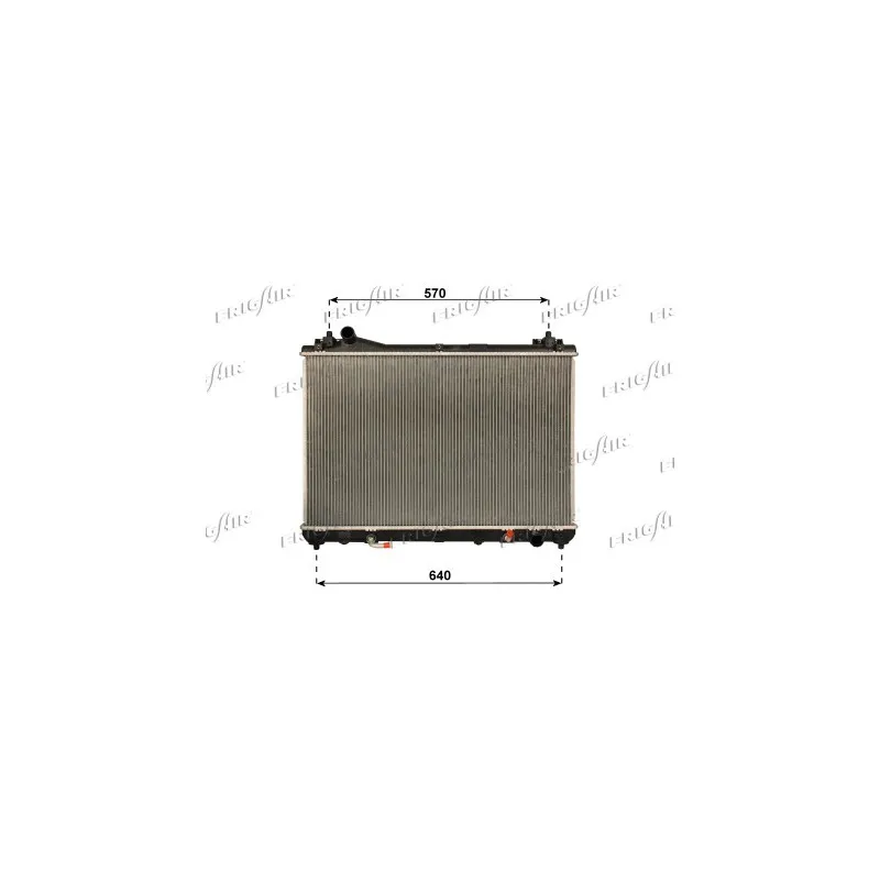 Radiateur, refroidissement du moteur FRIGAIR 0114.3043