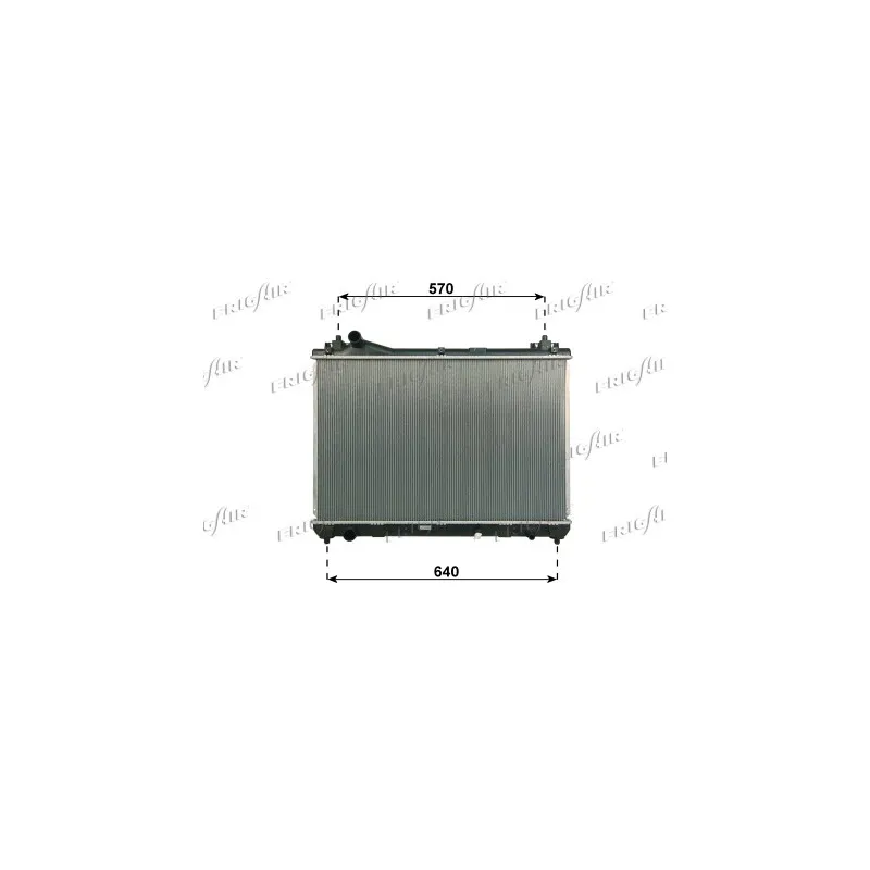 Radiateur, refroidissement du moteur FRIGAIR 0114.3044