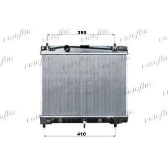 Radiateur, refroidissement du moteur FRIGAIR 0115.3011