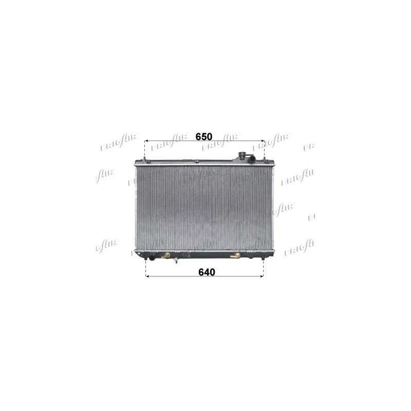 Radiateur, refroidissement du moteur FRIGAIR 0115.3084