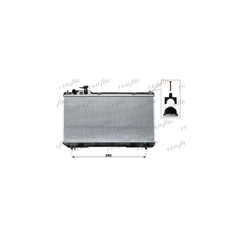 Radiateur, refroidissement du moteur FRIGAIR 0115.3096