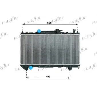 Radiateur, refroidissement du moteur FRIGAIR 0115.3097