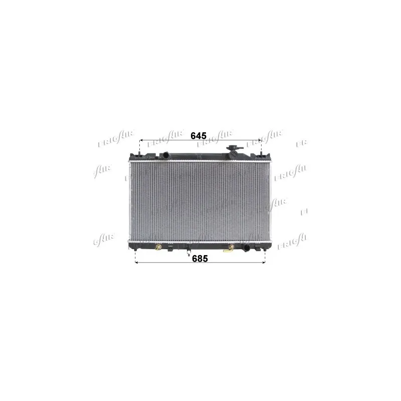 Radiateur, refroidissement du moteur FRIGAIR 0115.3118