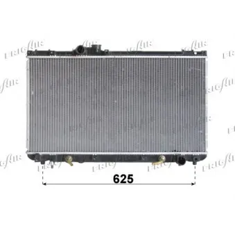 Radiateur, refroidissement du moteur FRIGAIR 0115.3123