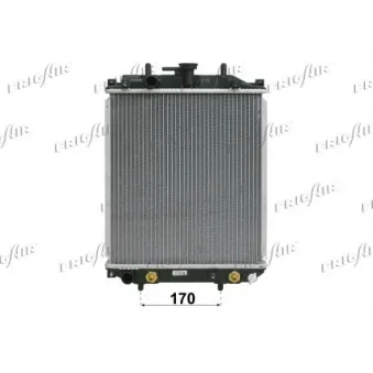 Radiateur, refroidissement du moteur FRIGAIR 0115.3132