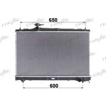 Radiateur, refroidissement du moteur FRIGAIR 0115.3138