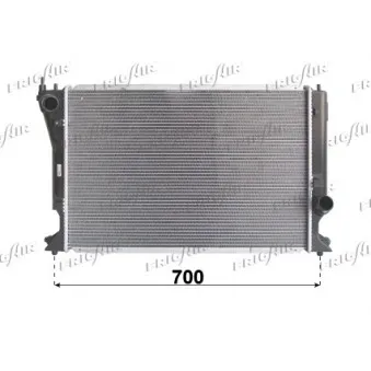 Radiateur, refroidissement du moteur FRIGAIR 0115.3142