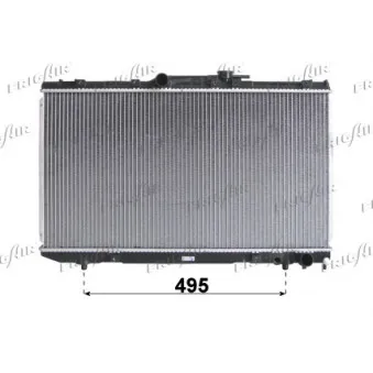 Radiateur, refroidissement du moteur FRIGAIR 0115.3145