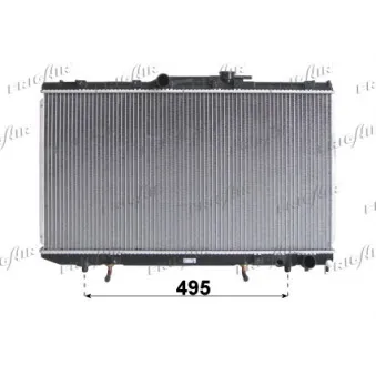 Radiateur, refroidissement du moteur FRIGAIR 0115.3146