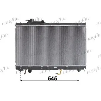 Radiateur, refroidissement du moteur FRIGAIR 0115.3147