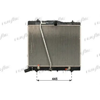 Radiateur, refroidissement du moteur FRIGAIR 0115.3151