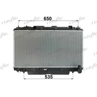 Radiateur, refroidissement du moteur FRIGAIR 0115.3171