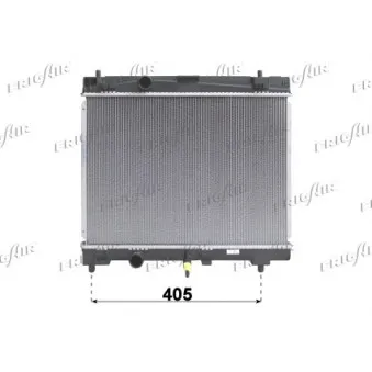Radiateur, refroidissement du moteur FRIGAIR 0115.3173