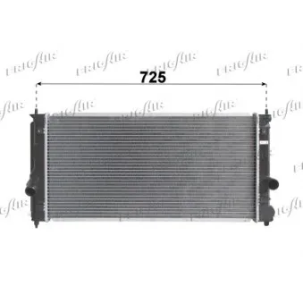 Radiateur, refroidissement du moteur FRIGAIR 0115.3176
