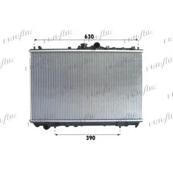 Radiateur, refroidissement du moteur FRIGAIR 0116.3027