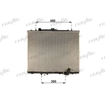 Radiateur, refroidissement du moteur FRIGAIR 0116.3033