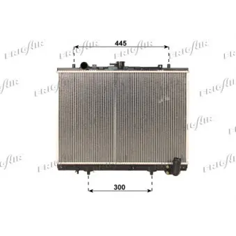 Radiateur, refroidissement du moteur FRIGAIR 0116.3034