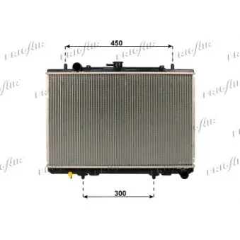 Radiateur, refroidissement du moteur FRIGAIR 0116.3035