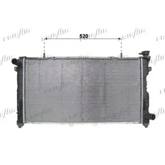 Radiateur, refroidissement du moteur FRIGAIR 0118.3014