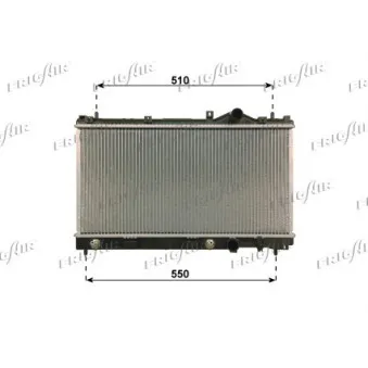 Radiateur, refroidissement du moteur FRIGAIR 0118.3024