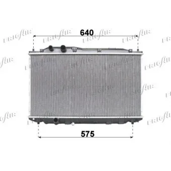 Radiateur, refroidissement du moteur FRIGAIR 0119.3025