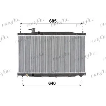 Radiateur, refroidissement du moteur FRIGAIR