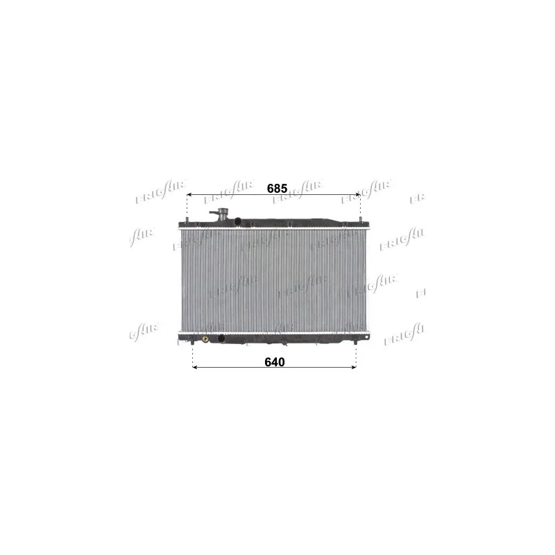 Radiateur, refroidissement du moteur FRIGAIR 0119.3027
