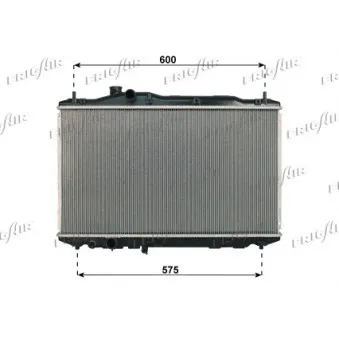 Radiateur, refroidissement du moteur FRIGAIR 0119.3030