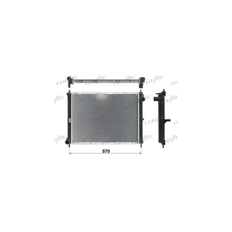 Radiateur, refroidissement du moteur FRIGAIR 0121.3024