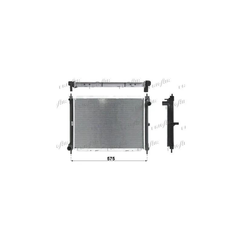Radiateur, refroidissement du moteur FRIGAIR 0121.3026