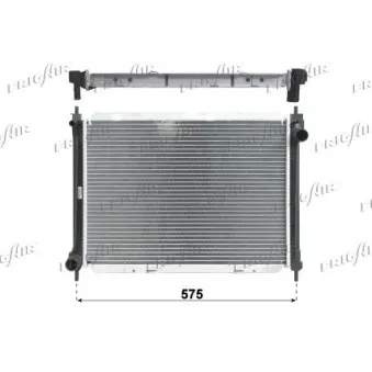 Radiateur, refroidissement du moteur FRIGAIR 0121.3027