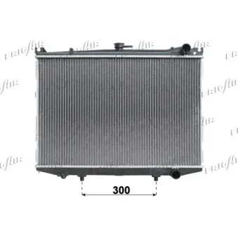 Radiateur, refroidissement du moteur FRIGAIR 0121.3047