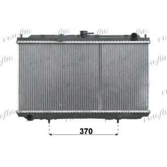 Radiateur, refroidissement du moteur FRIGAIR 0121.3052