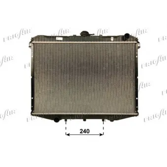 Radiateur, refroidissement du moteur FRIGAIR 0121.3065