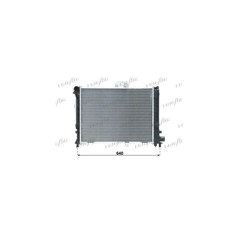 Radiateur, refroidissement du moteur FRIGAIR 0122.2071