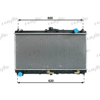 Radiateur, refroidissement du moteur FRIGAIR 0127.3005