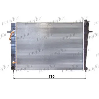 Radiateur, refroidissement du moteur FRIGAIR 0128.3086