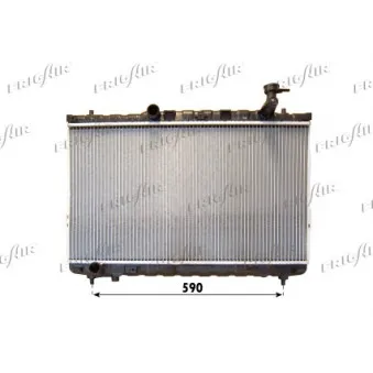 Radiateur, refroidissement du moteur FRIGAIR 0128.3087
