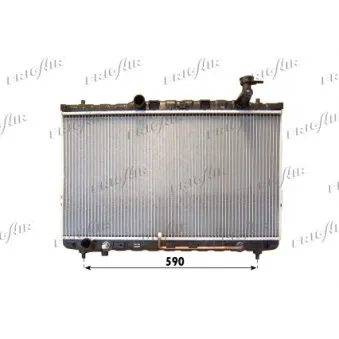Radiateur, refroidissement du moteur FRIGAIR 0128.3088