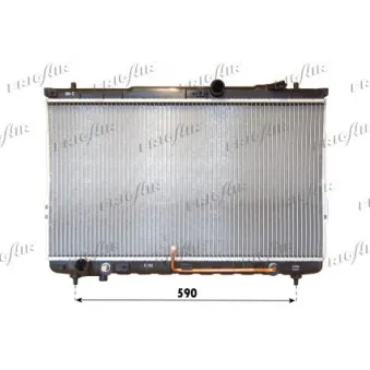 Radiateur, refroidissement du moteur FRIGAIR 0128.3090