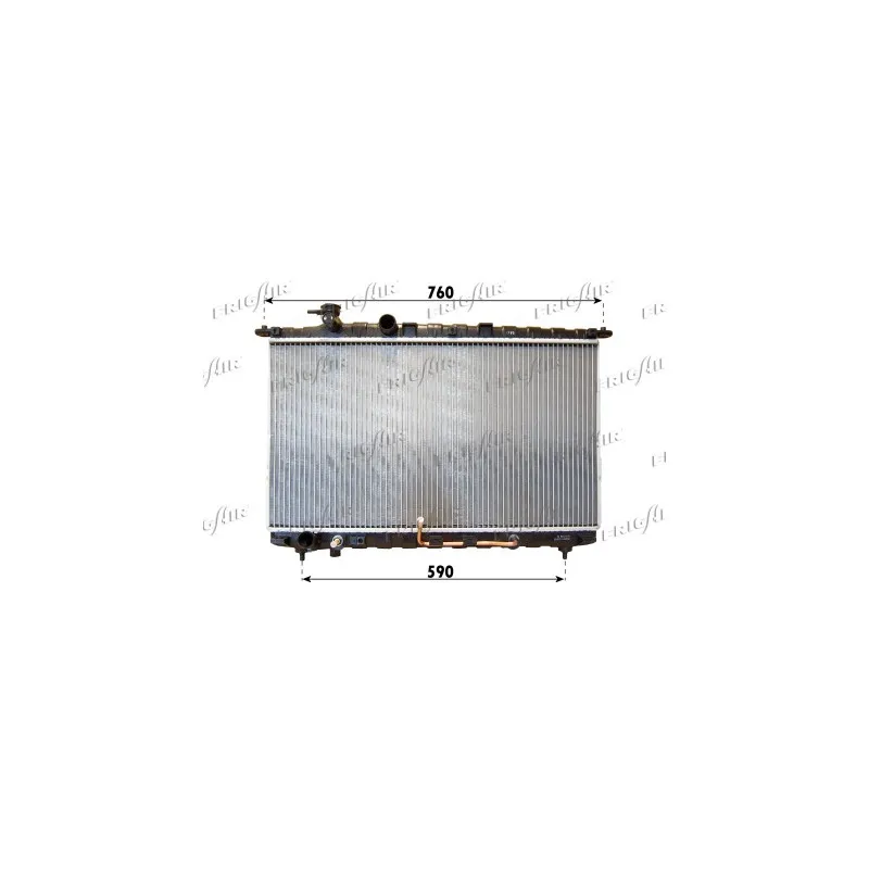 Radiateur, refroidissement du moteur FRIGAIR 0128.3094