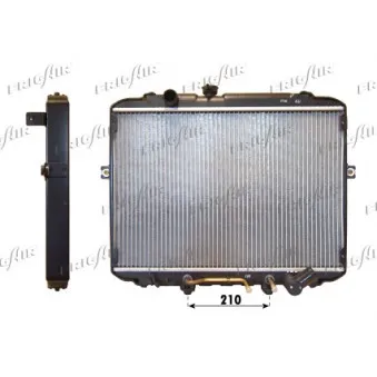 Radiateur, refroidissement du moteur FRIGAIR 0128.3107