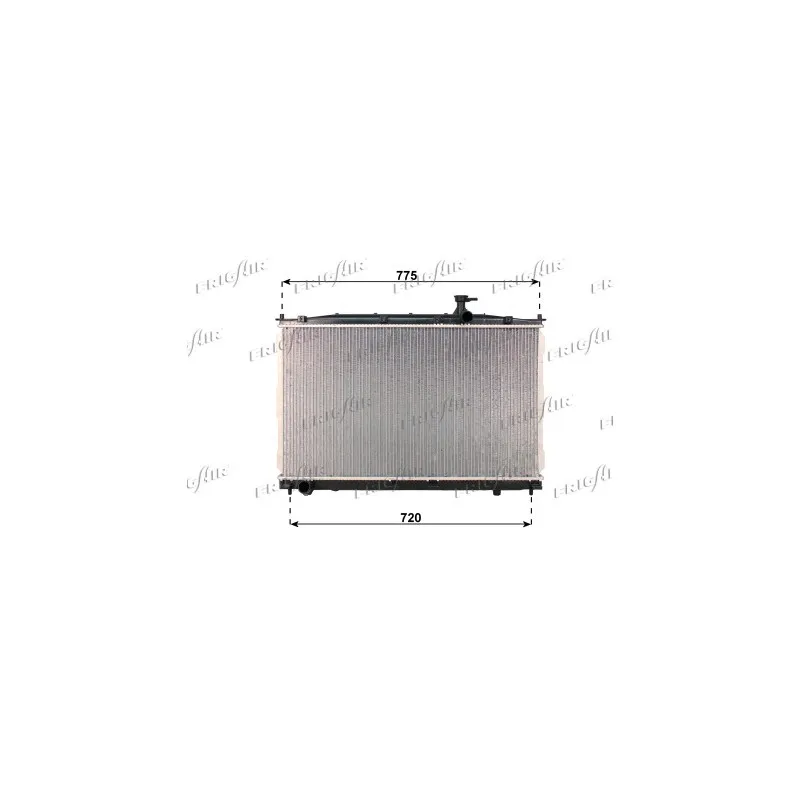 Radiateur, refroidissement du moteur FRIGAIR 0128.3109