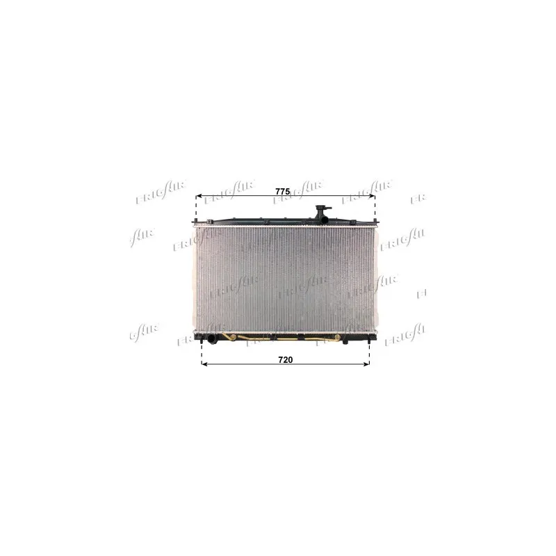 Radiateur, refroidissement du moteur FRIGAIR 0128.3110