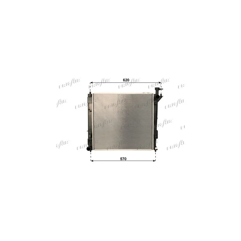 Radiateur, refroidissement du moteur FRIGAIR 0128.3113