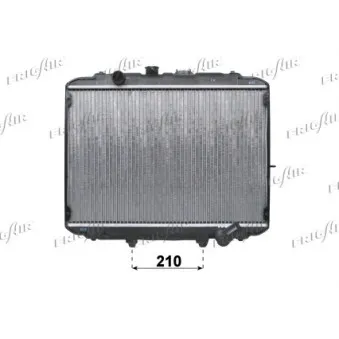 Radiateur, refroidissement du moteur FRIGAIR 0128.3115