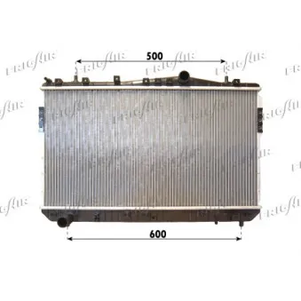 Radiateur, refroidissement du moteur FRIGAIR 0131.3022