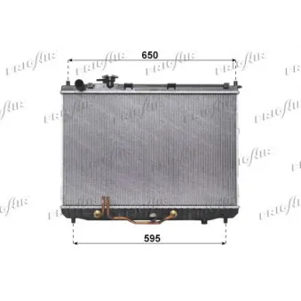 Radiateur, refroidissement du moteur FRIGAIR 0133.3029